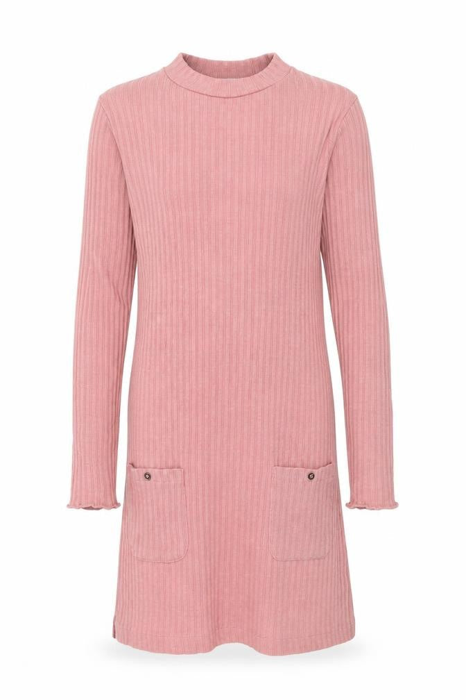 MNG Girls Pink Tunic Jumper, Size 30, Knit High Neck