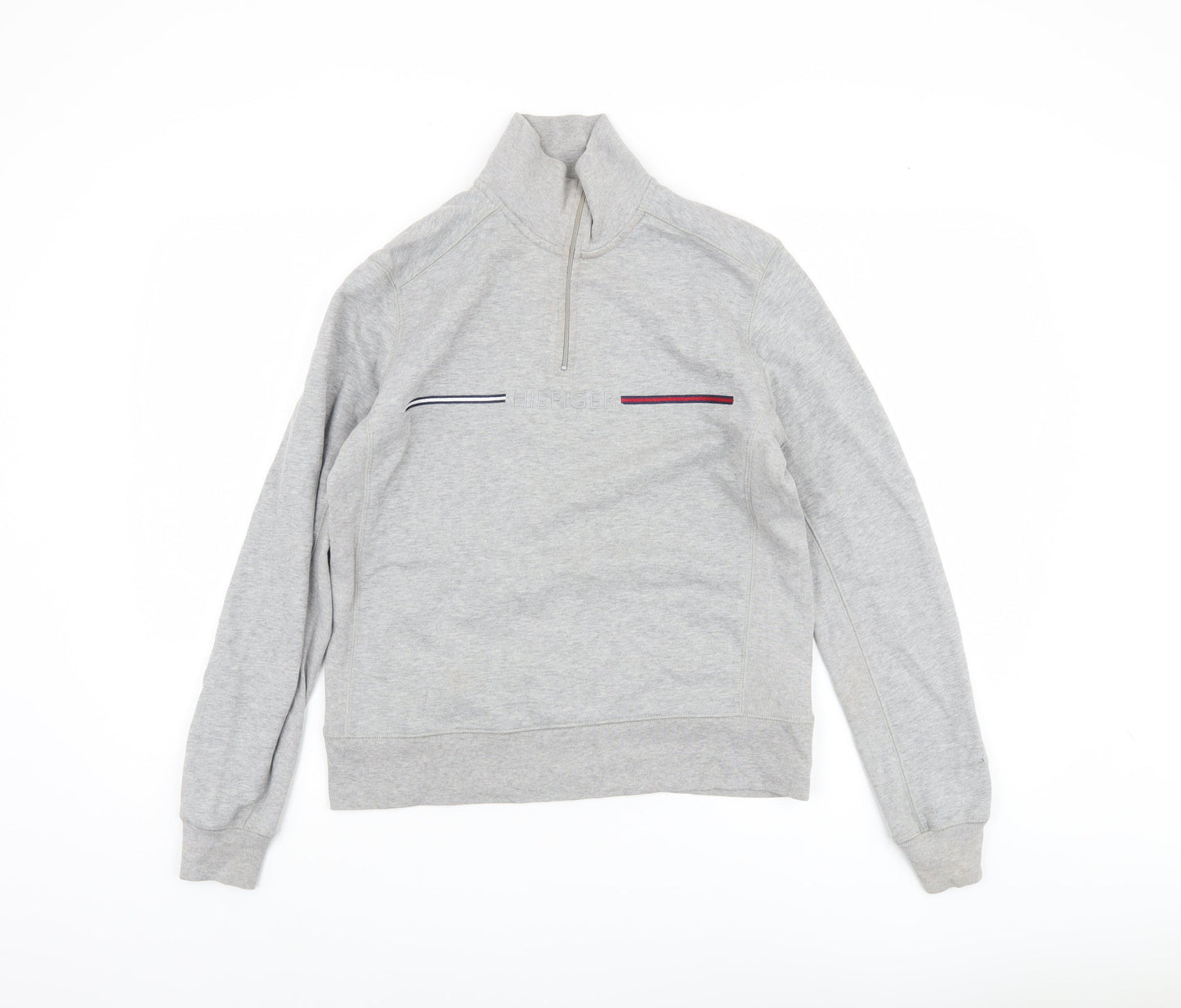 Tommy Hilfiger Grey Sweatshirt Unisex S Casual