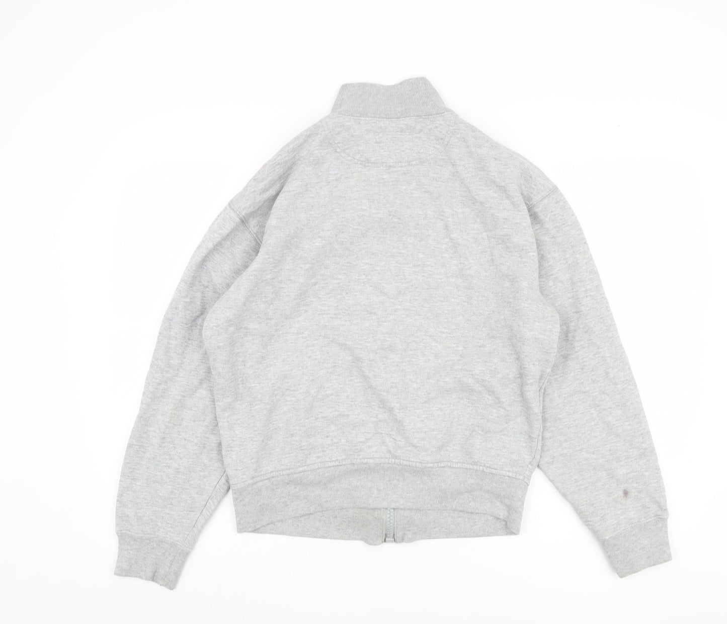 Schott Women's Grey Cotton Basic Jacket M