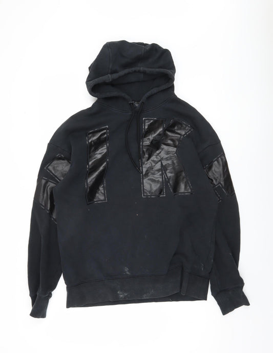 Nike Men's Black Pullover Hoodie - Size M