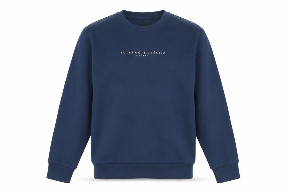 Red Tape Men's Blue Graphic Print Sweatshirt L