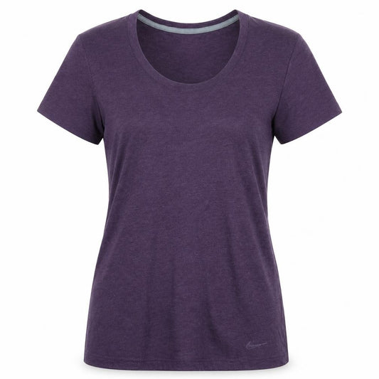 Womens UK Size M Nike Purple Polyester Blend T-Shirt