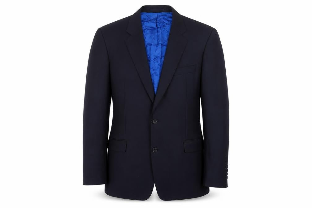 Mens 38 Chest Regular Magee Blue Two-Button Blazer