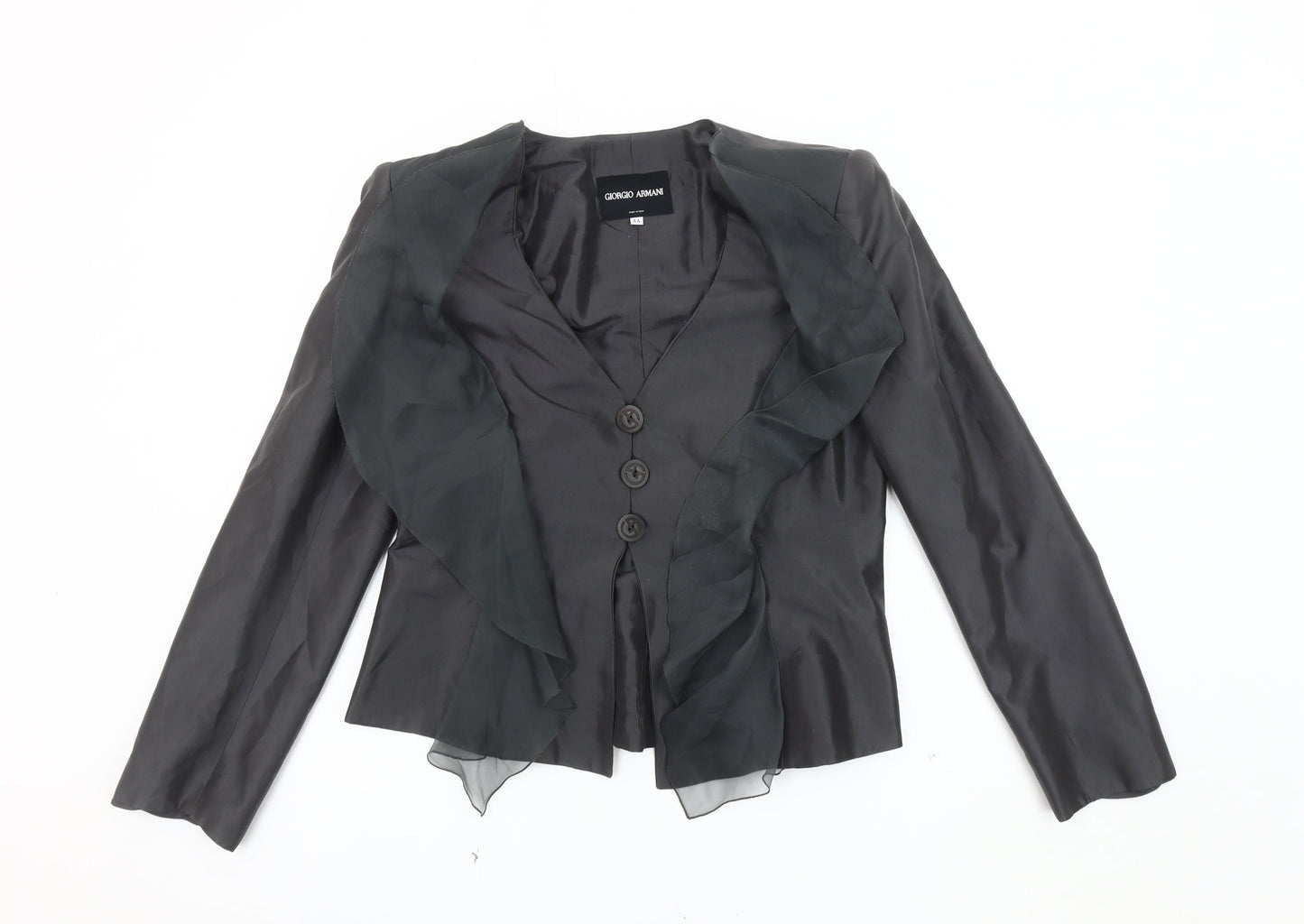 Giorgio Armani Women's Black Blazer Size 16 Formal