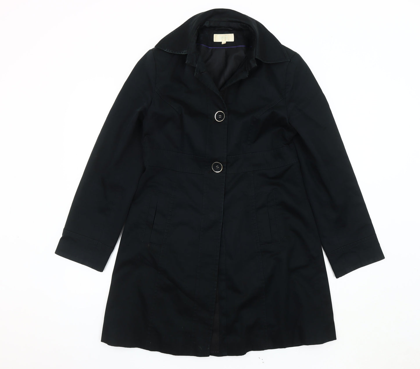 Marks and Spencer Women's Black Trench Coat Size 10
