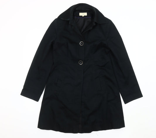 Marks and Spencer Women's Black Trench Coat Size 10