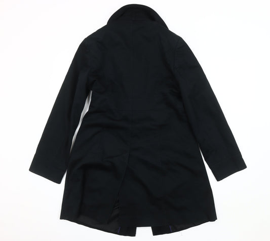 Marks and Spencer Women's Black Trench Coat Size 10