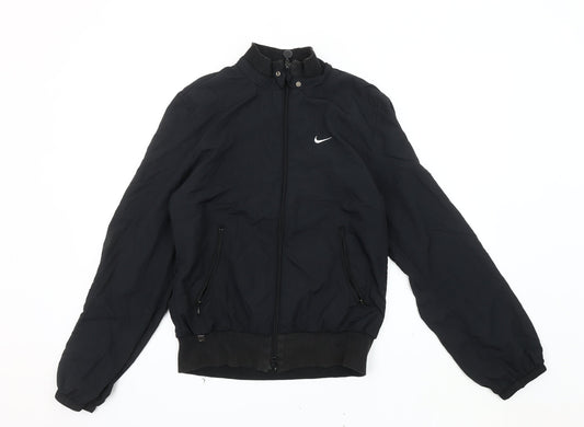 Nike Men's Black Bomber Jacket M Regular Fit