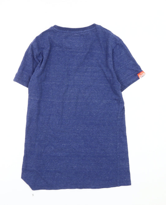 SuperDry Men's Blue XS Crew Neck T-Shirt