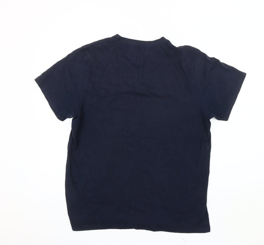 Mountain Warehouse Men's Blue Medium Graphic T-Shirt