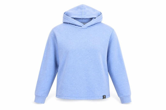 Womens UK M Regular Superdry Blue Pullover Hoodie