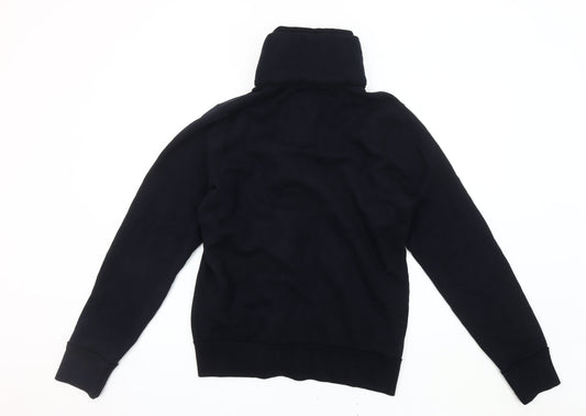 Hollister Men's Black Basic Lined Jacket - Size L