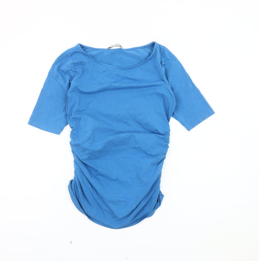 Boden Women's Blue Scoop Neck Top Size 8