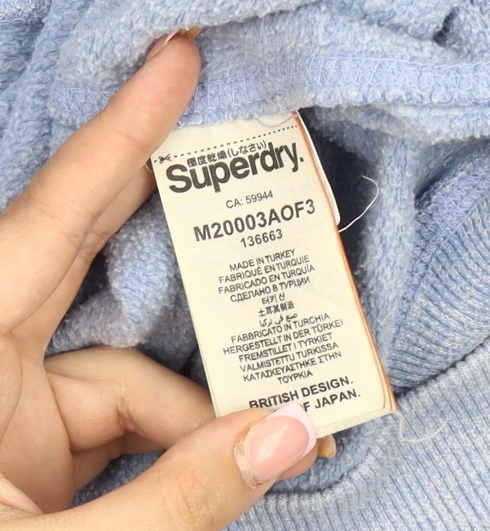 Superdry Men's Blue 2XL Pullover Hoodie