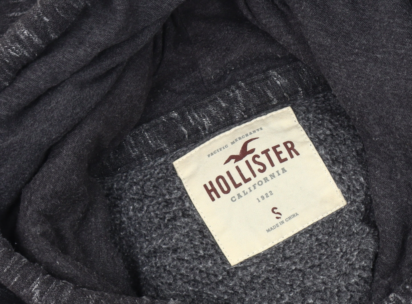 Hollister Men's Grey Pullover Hoodie S