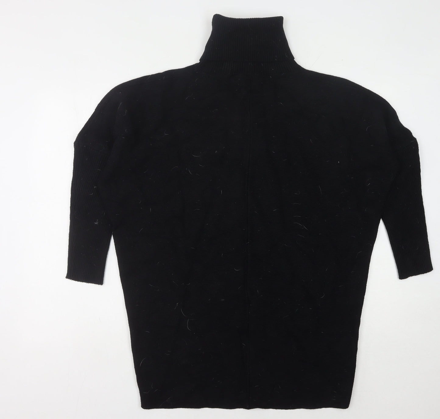 Blue Vanilla Women's Black Roll Neck Pullover Jumper