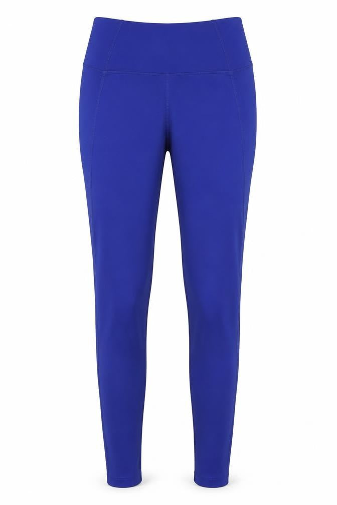 Front view of ASOS Women's Blue Leggings, size 8 Slim, Fit