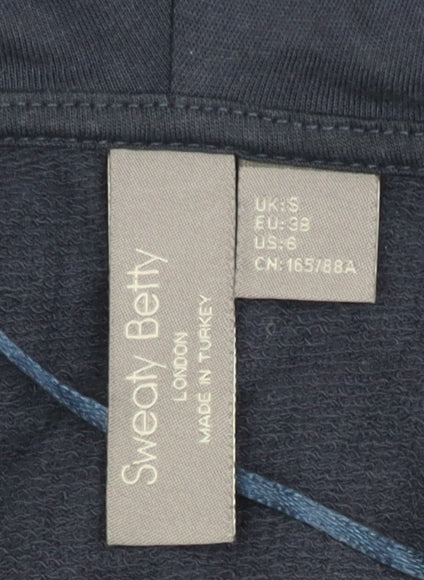 Sweaty Betty Women's Blue Pullover Hoodie, Size S