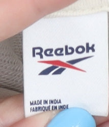 Reebok Unisex White Hoodie Large Casual Pullover