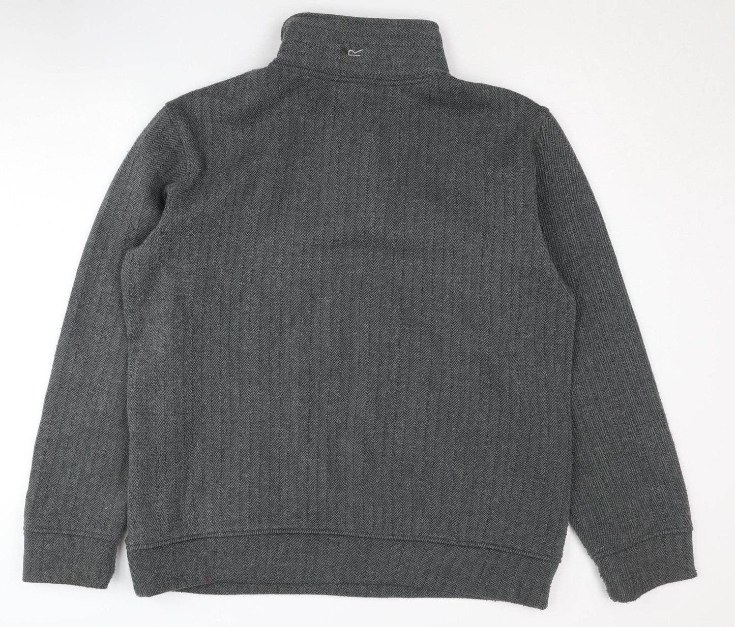Regatta Men's Grey Henley Sweatshirt - L
