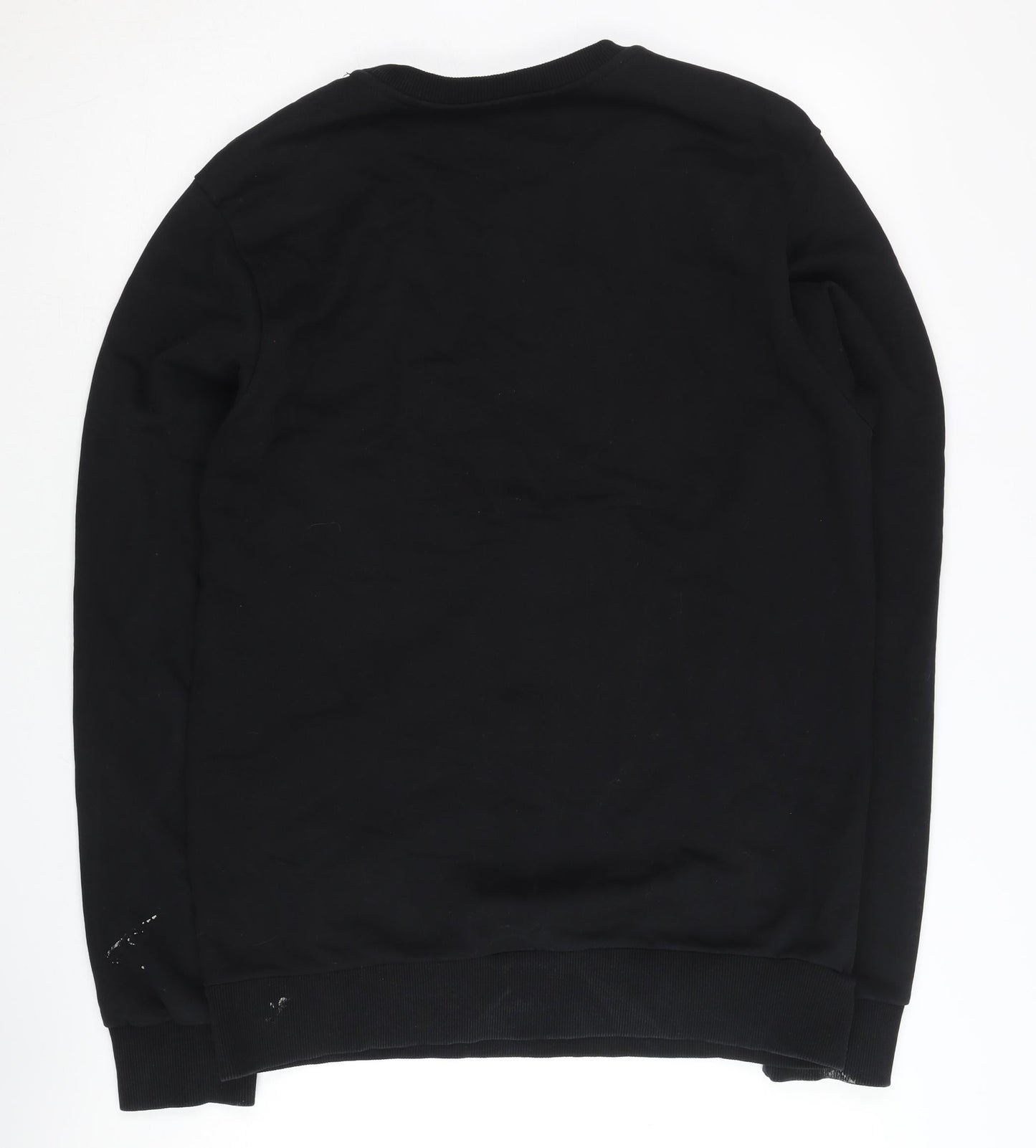 Diesel Men's Black Graphic Print Sweatshirt, L, Pullover