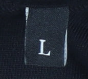 Diesel Men's Black Graphic Print Sweatshirt, L, Pullover