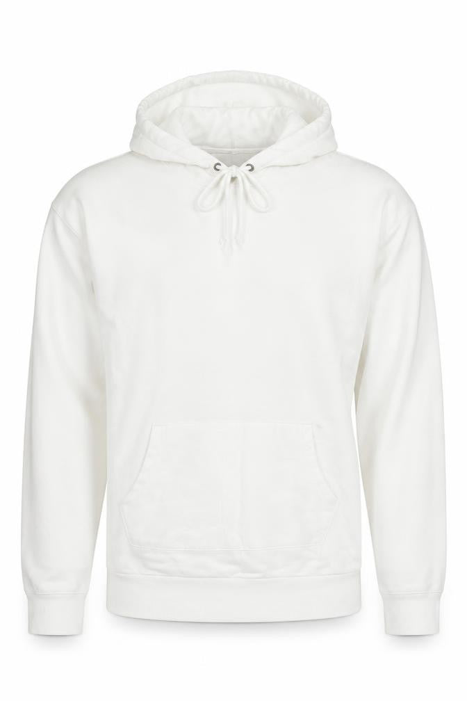 Collusion Men's White Hoodie L Pullover Cotton