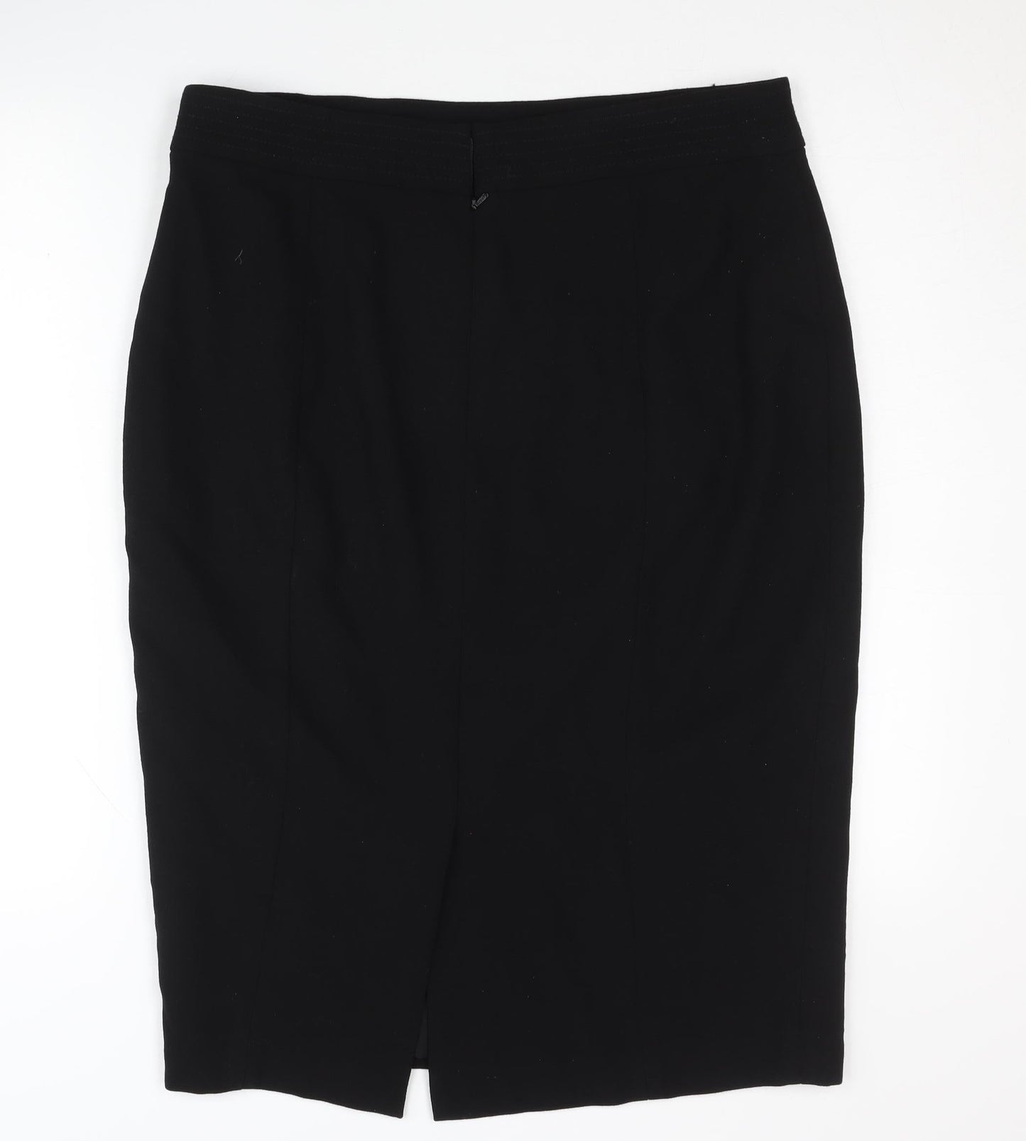 Hobbs Women's Black Wool Pencil Skirt Size 16