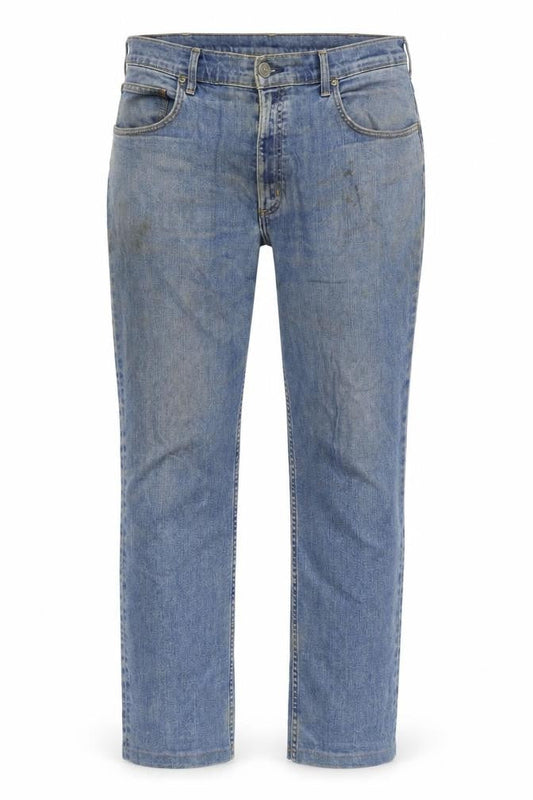 Lee Men's Blue Straight Denim Jeans Size 40