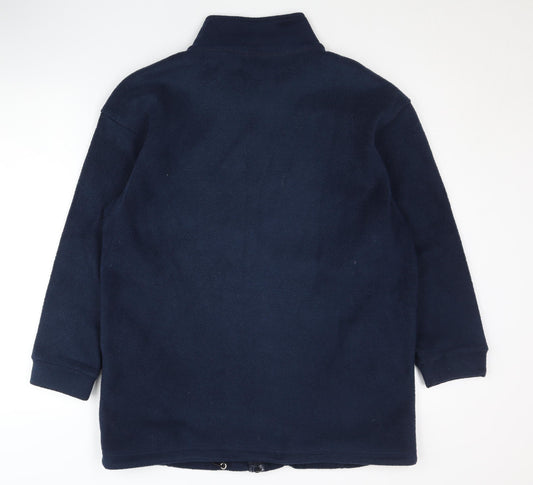 St Bernard Women's Blue Fleece Jacket Size 12