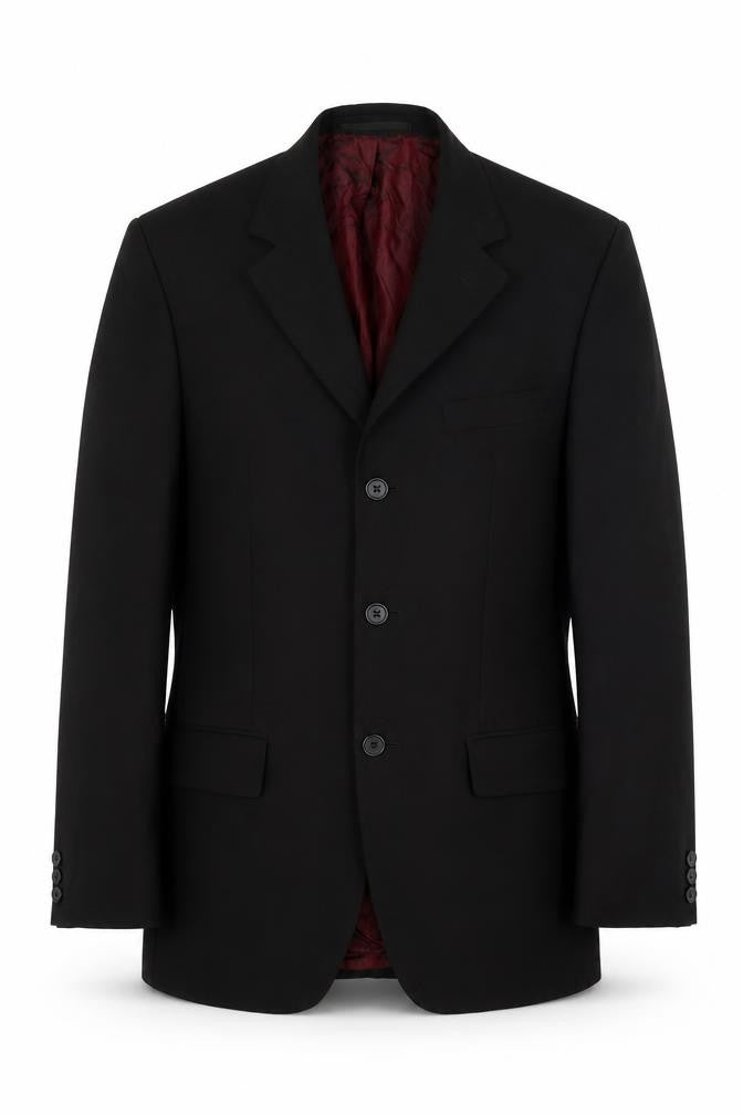 Contemporary Men's Black Suit Jacket 36R