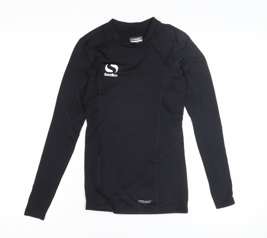 Sondico Boys Black Long Sleeve Activewear Top - 13 Years