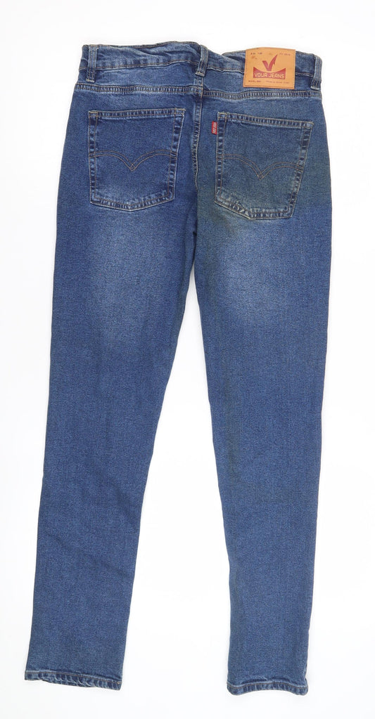Vour Jeans Boys Blue Straight Leg Denim Jeans M