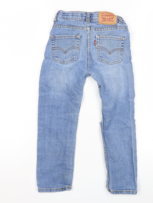Levi's Boys Blue Skinny Jeans Size 10 Years Casual Style
