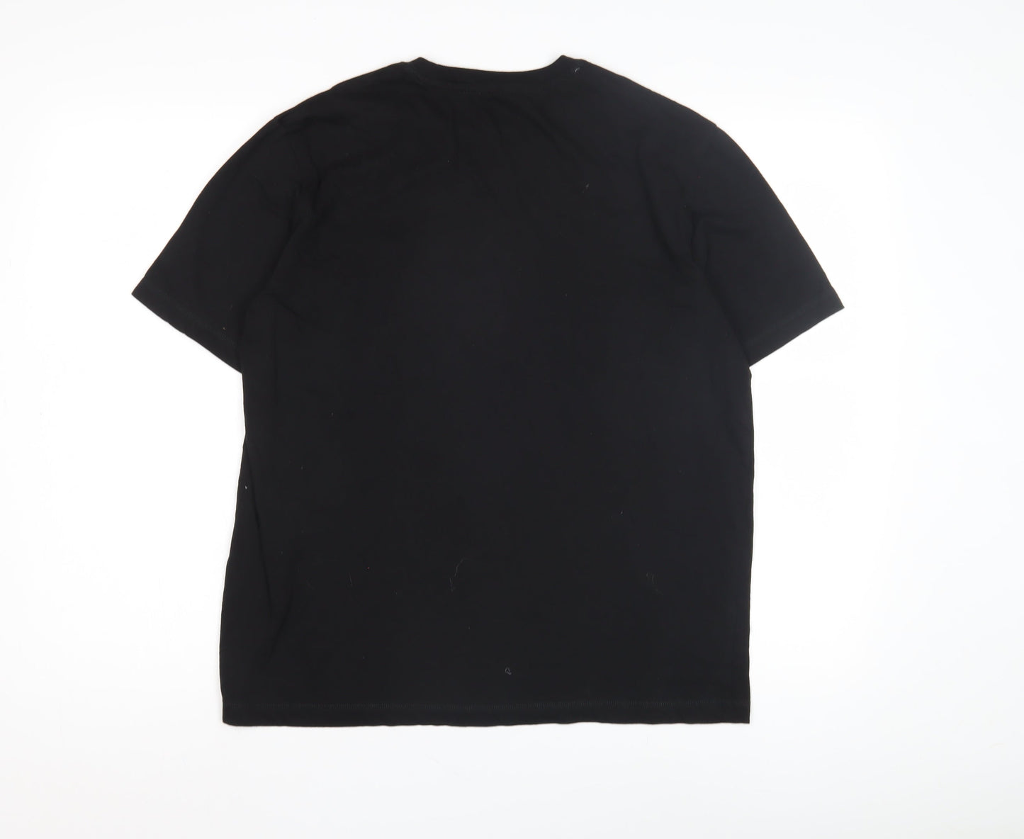 Nautica Men's Black Pyjama Top S Crew Neck