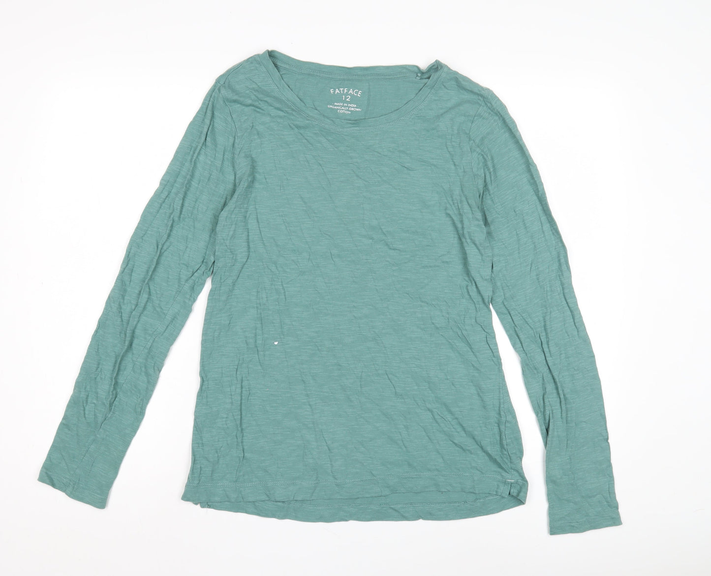 Fat Face Women's Green Long Sleeve Shirt Size 12