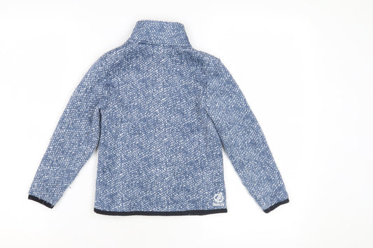 Dare2B Boys Flecked Blue Jacket, Size 5-6 Years, Zip Closure
