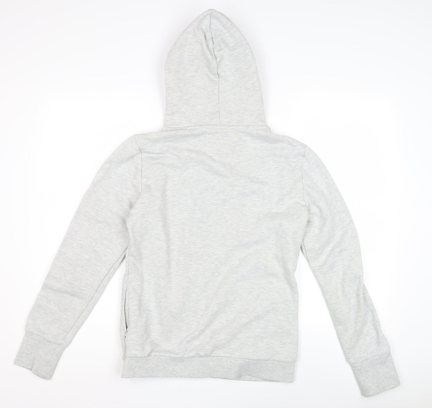 Superdry Women's Grey Full Zip Hoodie, Size 12, Casual