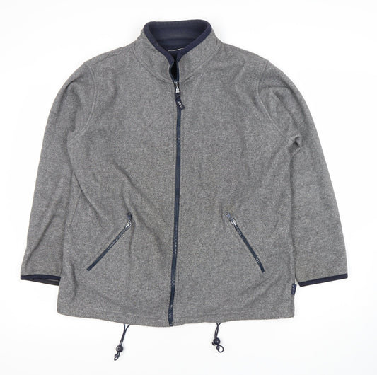 Joules Men's Grey Fleece Jacket 2XL Casual Autumn/Winter