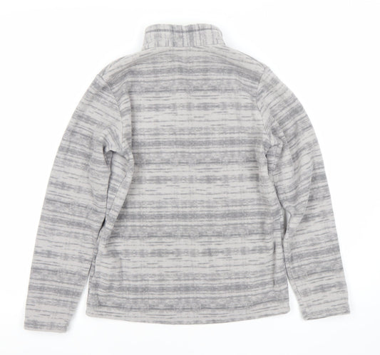 Quechua Boys Grey 12Y Full Zip Fleece Hoodie