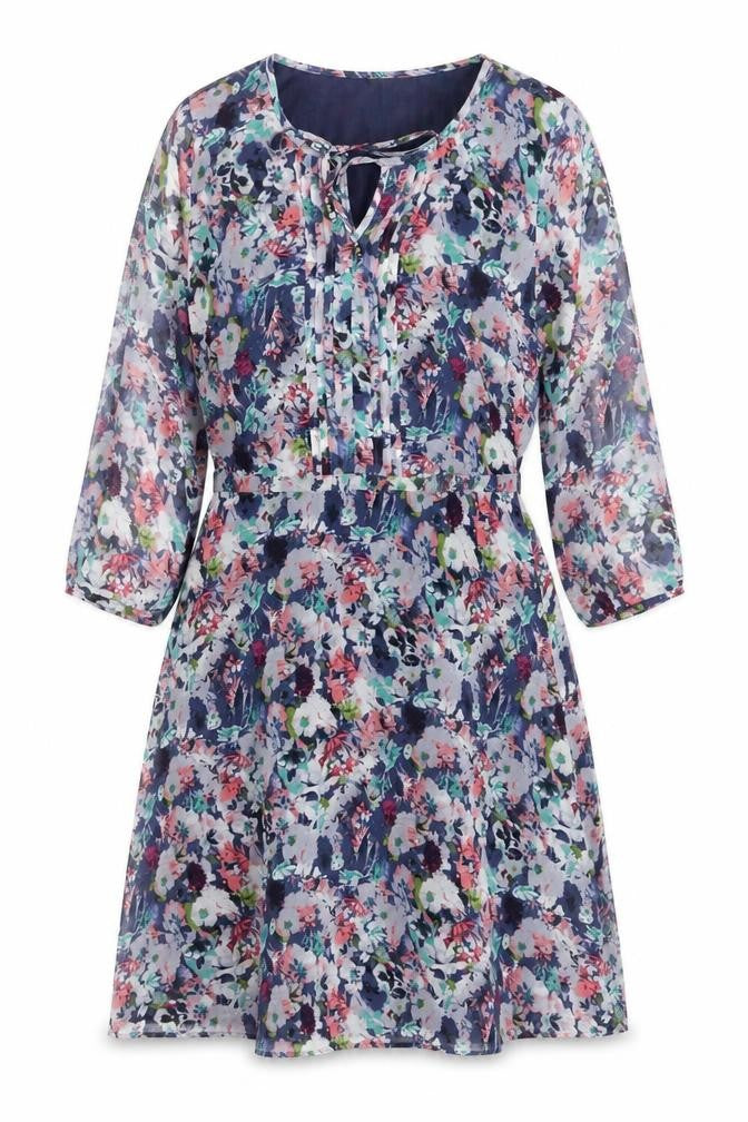 Marks and Spencer Women's Floral Dress - Size 8