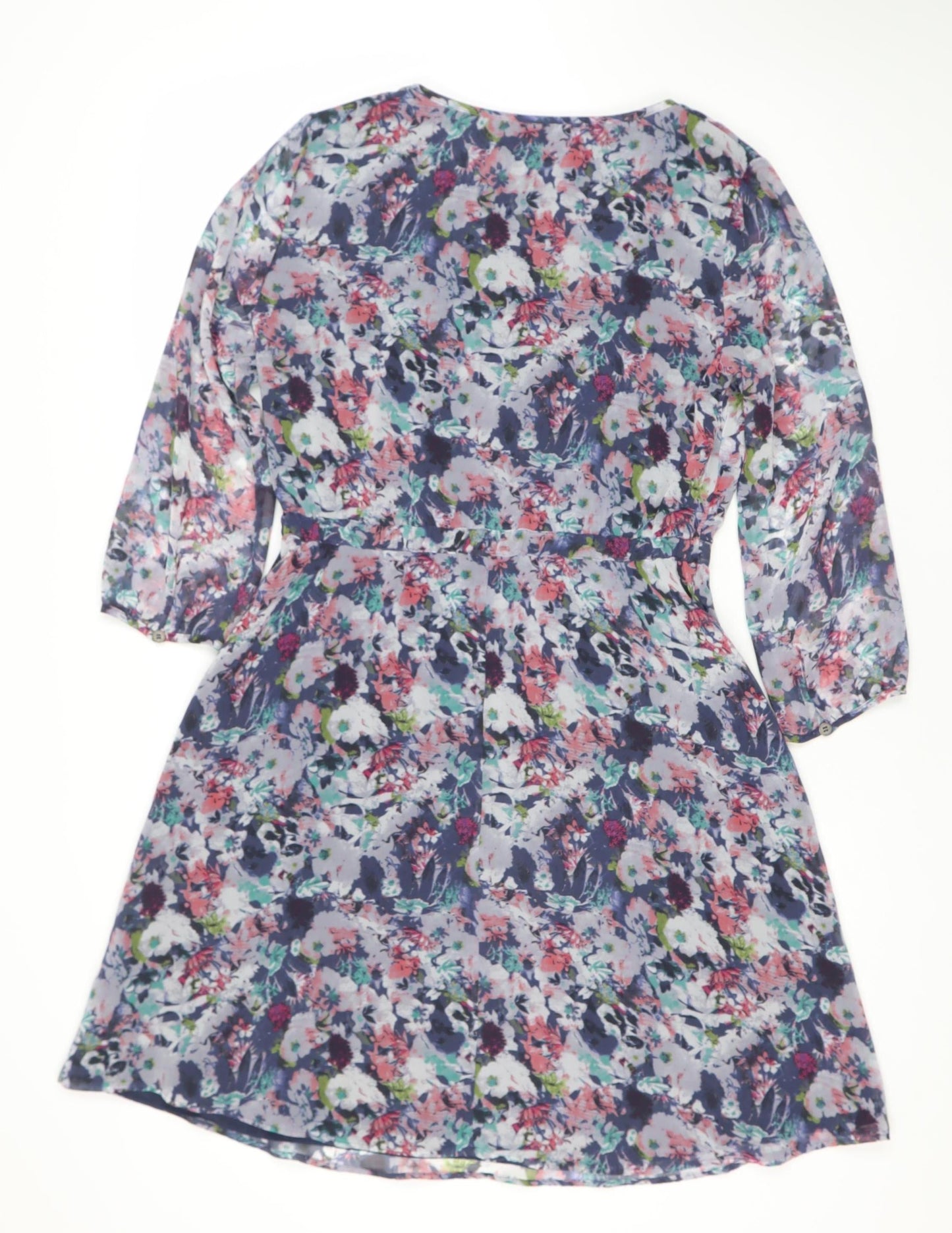 Marks and Spencer Women's Floral Dress - Size 8
