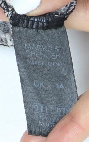 Marks and Spencer Women's Animal Print V-Neck Top