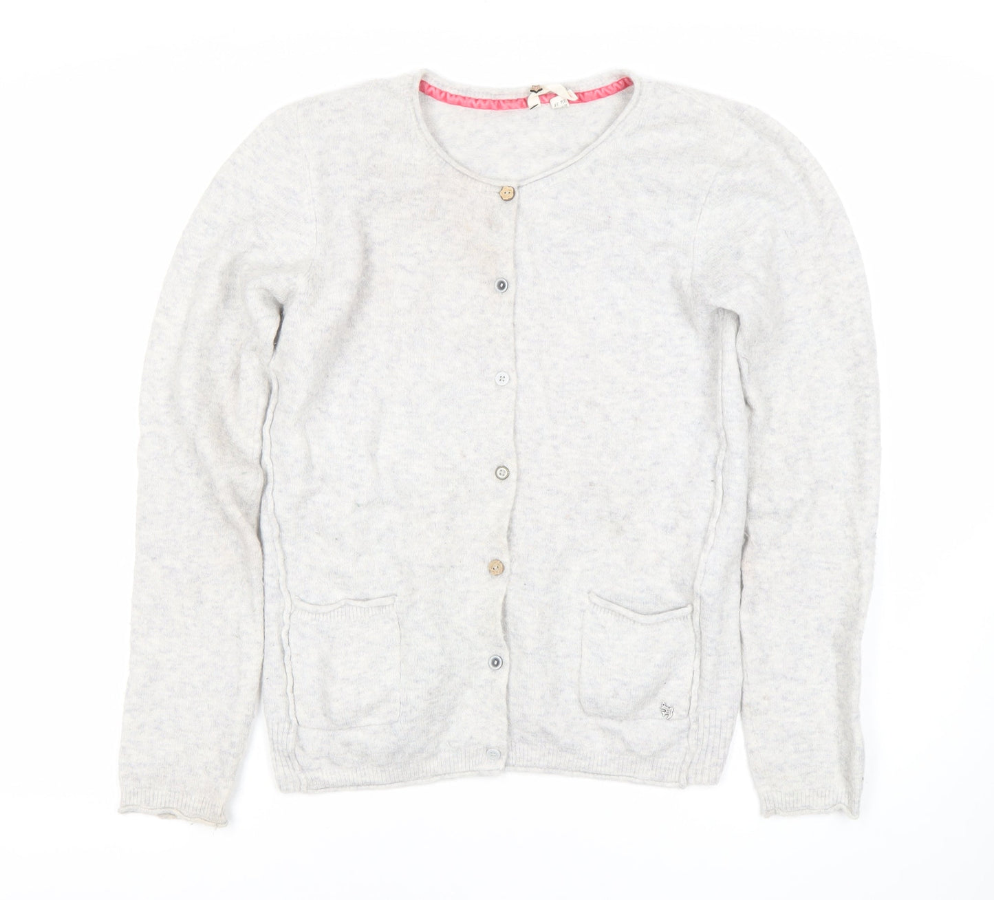 White Stuff Grey Cardigan, Size 10, Ladies Casual Knit