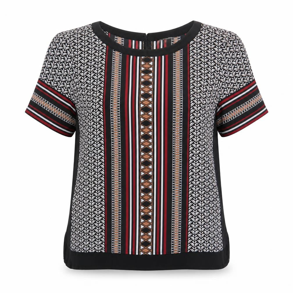 Oasis Women's Multicoloured S Geometric Blouse