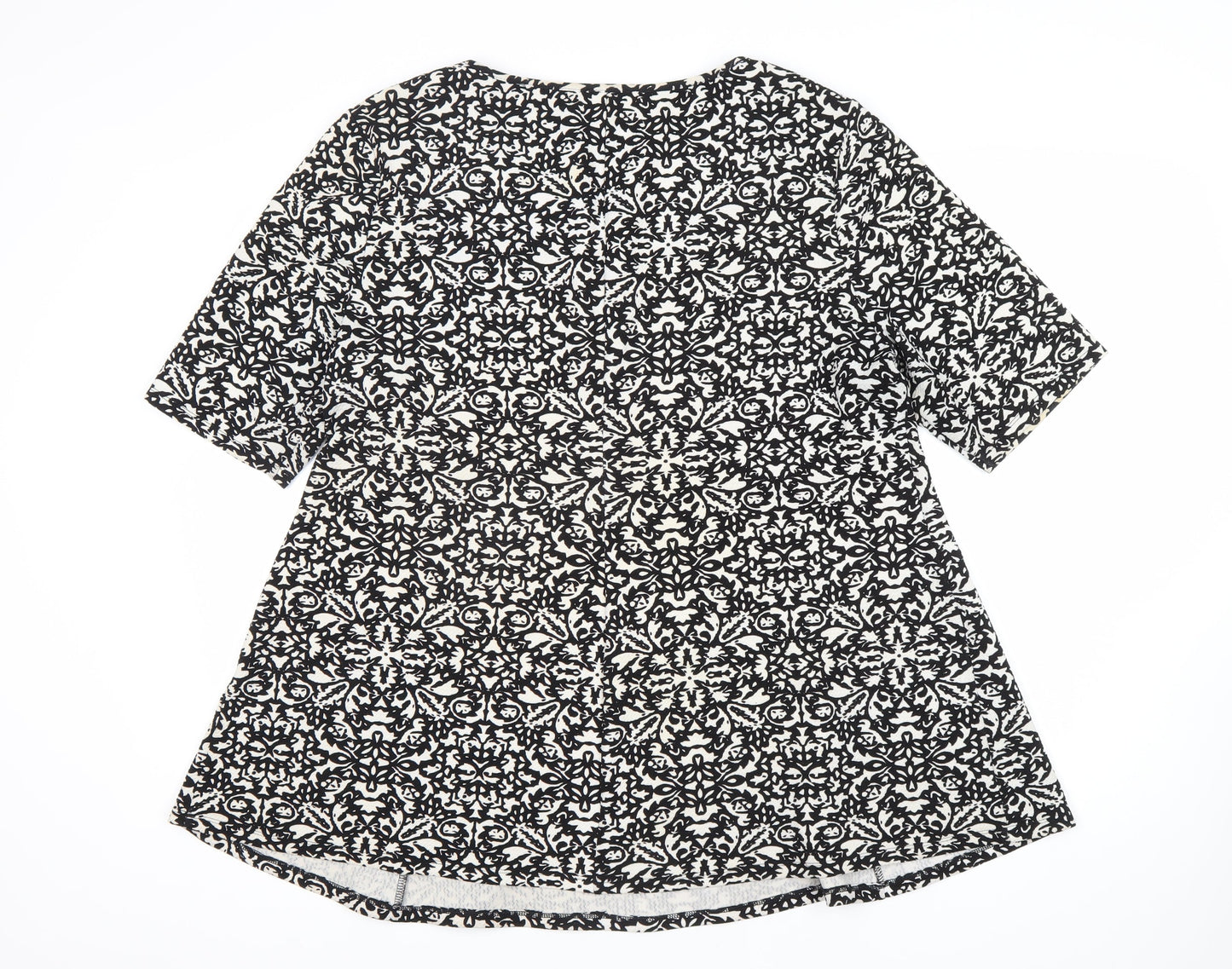Bonmarche Women's Black Floral Tunic Size 20