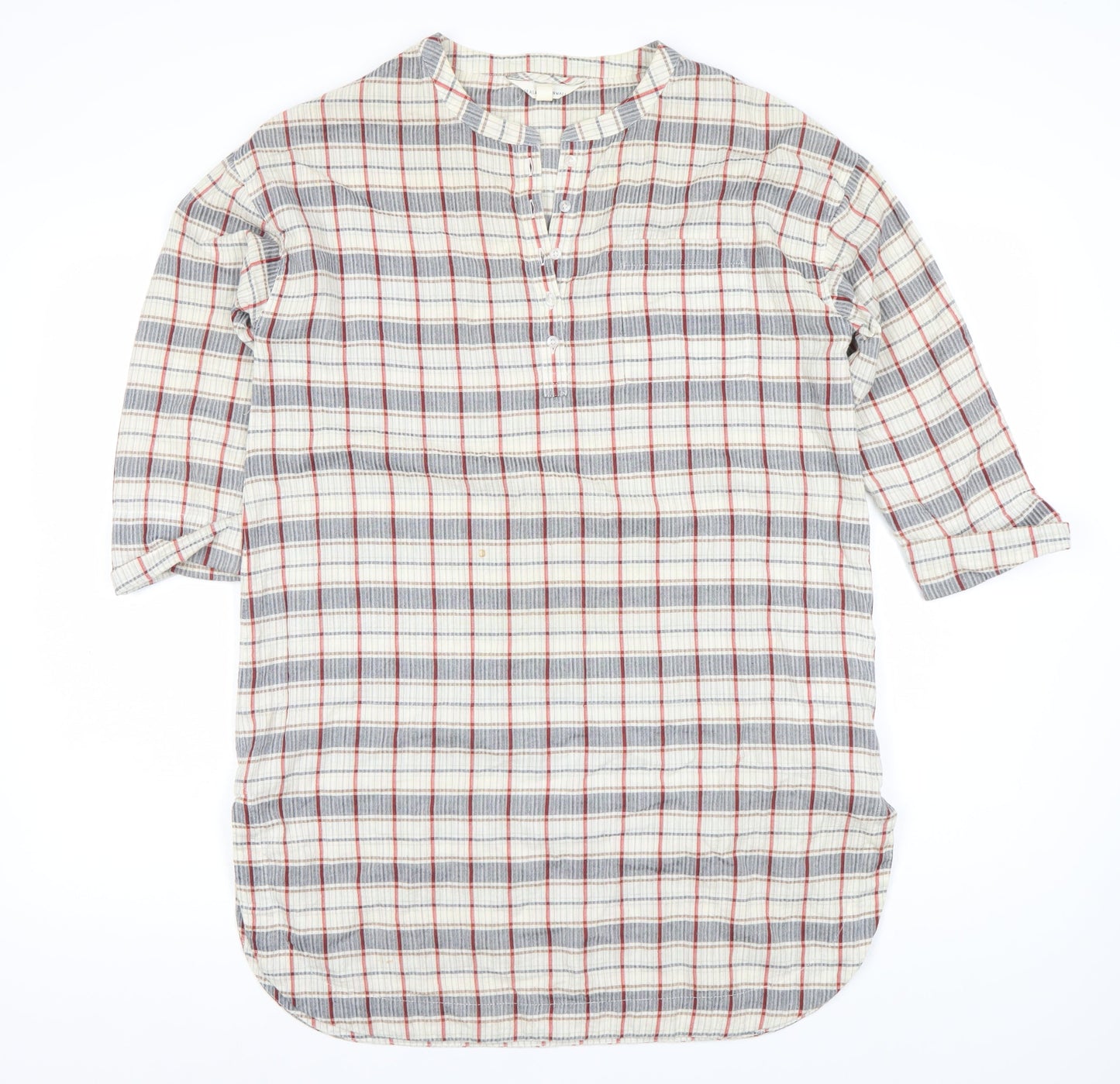 Seasalt Cornwall Women's Multicoloured Check Tunic - Size 8