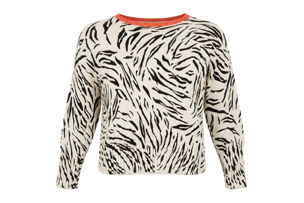 Marks and Spencer Women's Multicoloured Dolman Sleeve Pullover Jumper