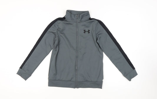 Under Armour Boys Medium Grey Full Zip Sweatshirt