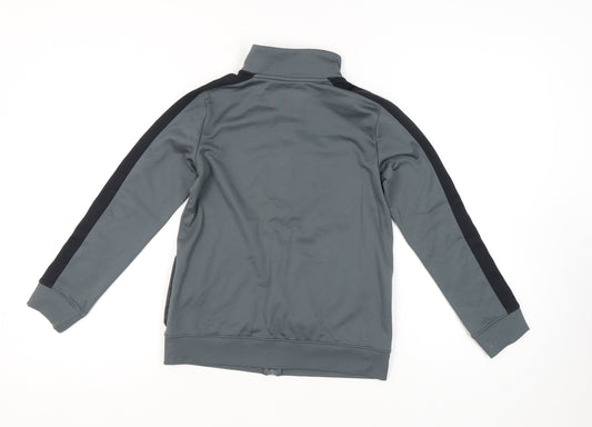 Under Armour Boys Medium Grey Full Zip Sweatshirt
